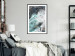 Poster Marine Elements - artistic abstraction in streaks in a modern style 119147 additionalThumb 4