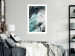 Poster Marine Elements - artistic abstraction in streaks in a modern style 119147 additionalThumb 2