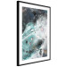 Poster Marine Elements - artistic abstraction in streaks in a modern style 119147 additionalThumb 11