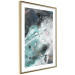 Poster Marine Elements - artistic abstraction in streaks in a modern style 119147 additionalThumb 6