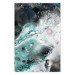 Poster Marine Elements - artistic abstraction in streaks in a modern style 119147