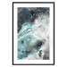 Poster Marine Elements - artistic abstraction in streaks in a modern style 119147 additionalThumb 19