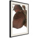 Poster Autumn Leaves - natural brown leaf in the light of bright sunlight 122647 additionalThumb 3
