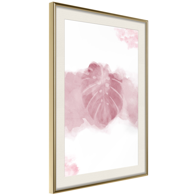 Wall Poster Tropical Mist - tropical leaf in a smoky red pattern 123047 additionalImage 2