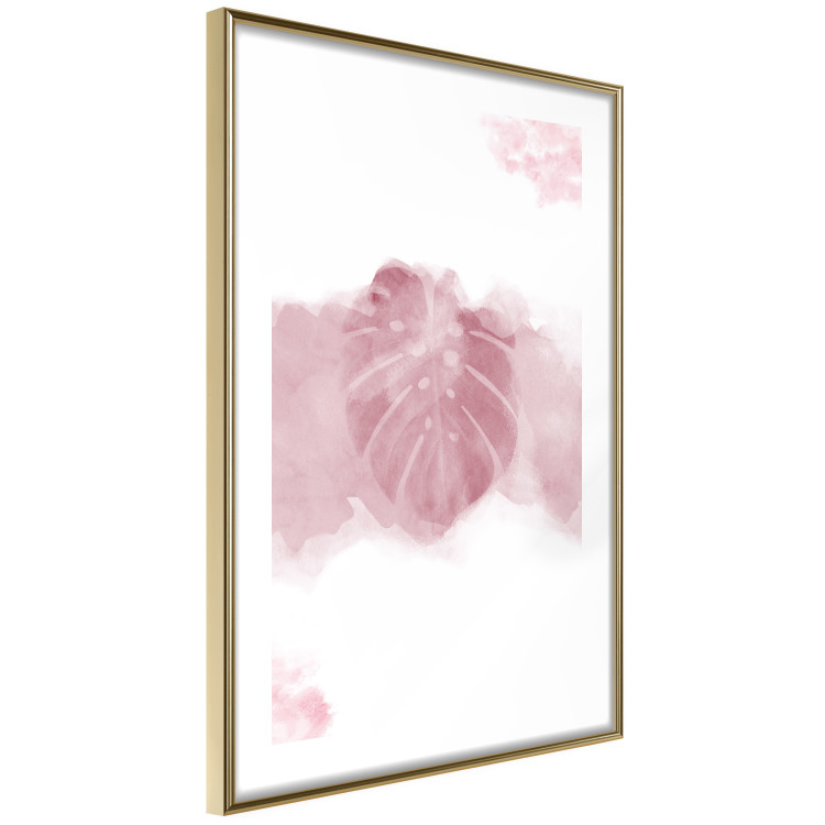 Wall Poster Tropical Mist - tropical leaf in a smoky red pattern 123047 additionalImage 6