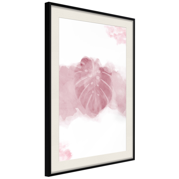 Wall Poster Tropical Mist - tropical leaf in a smoky red pattern 123047 additionalImage 3