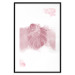 Wall Poster Tropical Mist - tropical leaf in a smoky red pattern 123047 additionalThumb 15