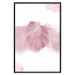 Wall Poster Tropical Mist - tropical leaf in a smoky red pattern 123047 additionalThumb 24
