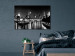 Canvas London Lights (1 Part) Wide Black and White 123647 additionalThumb 3