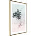 Wall Poster Frozen Twig - plant with dark berries on pastel background 124947 additionalThumb 6