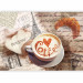 Photo Wallpaper Morning in Paris - vintage style coffee motif with inscriptions in French 126947 additionalThumb 5