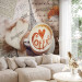 Photo Wallpaper Morning in Paris - vintage style coffee motif with inscriptions in French 126947