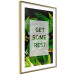 Poster Get Some Rest - English inscriptions in a white frame on a botanical background 127147 additionalThumb 7