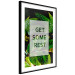 Poster Get Some Rest - English inscriptions in a white frame on a botanical background 127147 additionalThumb 6