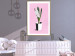 Poster Floral Delicacy - plant in a pot on a pink pastel background 127247 additionalThumb 13
