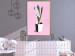 Poster Floral Delicacy - plant in a pot on a pink pastel background 127247 additionalThumb 10