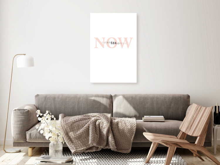 Canvas Do it now - motivational composition with subtitles in English on a white background 127847 additionalImage 3