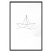 Wall Poster Paper Boat - abstract line art of boat with geometric figures 128047 additionalThumb 15
