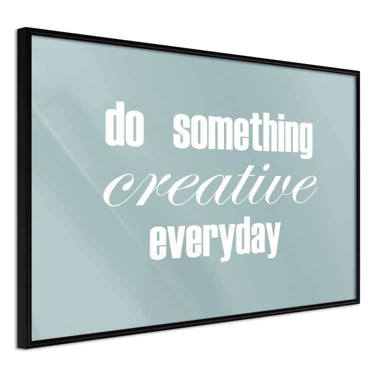 Wall Poster Do Something Creative Everyday - white English text 129847 additionalImage 11