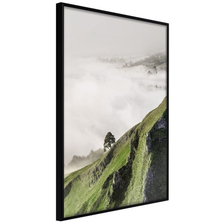 Poster Tree Above the Clouds - mountain landscape of a cliff and trees above the clouds 130347 additionalImage 11
