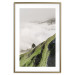 Poster Tree Above the Clouds - mountain landscape of a cliff and trees above the clouds 130347 additionalThumb 16