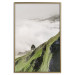 Poster Tree Above the Clouds - mountain landscape of a cliff and trees above the clouds 130347 additionalThumb 21
