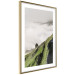 Poster Tree Above the Clouds - mountain landscape of a cliff and trees above the clouds 130347 additionalThumb 7