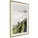 Poster Tree Above the Clouds - mountain landscape of a cliff and trees above the clouds 130347 additionalThumb 3
