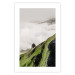 Poster Tree Above the Clouds - mountain landscape of a cliff and trees above the clouds 130347 additionalThumb 19