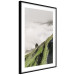 Poster Tree Above the Clouds - mountain landscape of a cliff and trees above the clouds 130347 additionalThumb 8