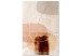 Canvas Print Reversed Movement (1-piece) Vertical - abstract figure line art 130847
