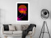 Poster Palm at Sunrise - landscape of the sun and palm trees in an abstract motif 131847 additionalThumb 3