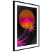 Poster Palm at Sunrise - landscape of the sun and palm trees in an abstract motif 131847 additionalThumb 6