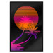 Poster Palm at Sunrise - landscape of the sun and palm trees in an abstract motif 131847 additionalThumb 16