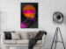 Poster Palm at Sunrise - landscape of the sun and palm trees in an abstract motif 131847 additionalThumb 4