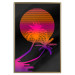 Poster Palm at Sunrise - landscape of the sun and palm trees in an abstract motif 131847 additionalThumb 17