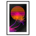 Poster Palm at Sunrise - landscape of the sun and palm trees in an abstract motif 131847 additionalThumb 15