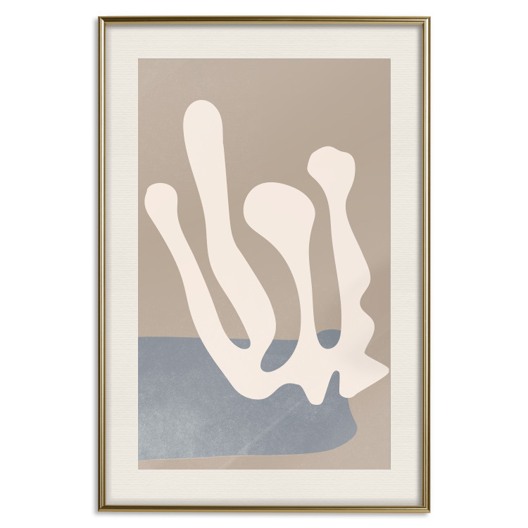 Wall Poster Plant Cutout - light whimsical pattern in an abstract motif 134347 additionalImage 23