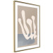 Wall Poster Plant Cutout - light whimsical pattern in an abstract motif 134347 additionalThumb 7