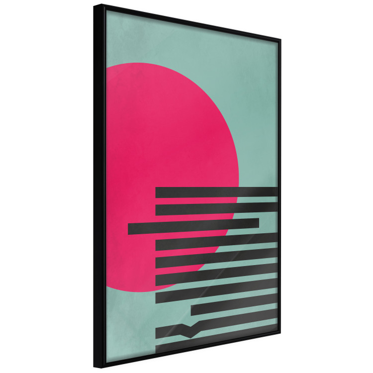 Wall Poster Pink Sun - colorful geometric figures in an abstract motif 134447 additionalImage 11