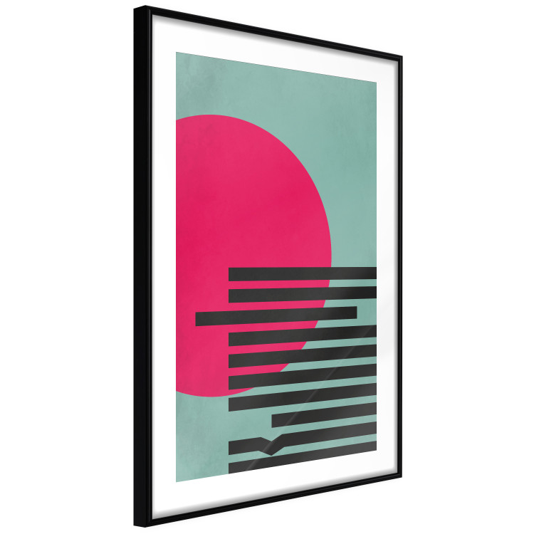 Wall Poster Pink Sun - colorful geometric figures in an abstract motif 134447 additionalImage 8