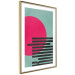 Wall Poster Pink Sun - colorful geometric figures in an abstract motif 134447 additionalThumb 7