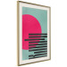 Wall Poster Pink Sun - colorful geometric figures in an abstract motif 134447 additionalThumb 3