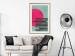 Wall Poster Pink Sun - colorful geometric figures in an abstract motif 134447 additionalThumb 24