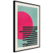 Wall Poster Pink Sun - colorful geometric figures in an abstract motif 134447 additionalThumb 2