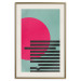 Wall Poster Pink Sun - colorful geometric figures in an abstract motif 134447 additionalThumb 26