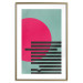 Wall Poster Pink Sun - colorful geometric figures in an abstract motif 134447 additionalThumb 16