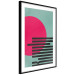 Wall Poster Pink Sun - colorful geometric figures in an abstract motif 134447 additionalThumb 8