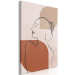 Canvas Linear feminine act - abstract, minimalist portrait 135647 additionalThumb 2
