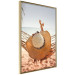 Wall Poster Beach Hammock - summer landscape with a resting woman against the sea 136047 additionalThumb 8